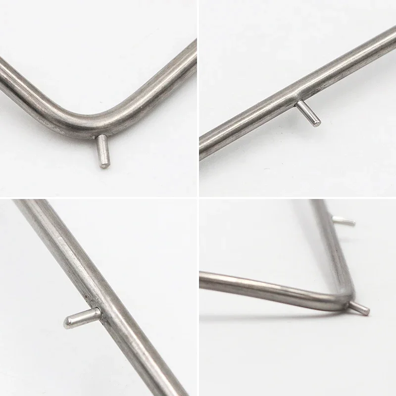 สแตนเลสทันตแพทย์เขื่อนยางกรอบผู้ถือเครื่องมือ Autoclavable สําหรับอุปกรณ์ทันตกรรม Lab