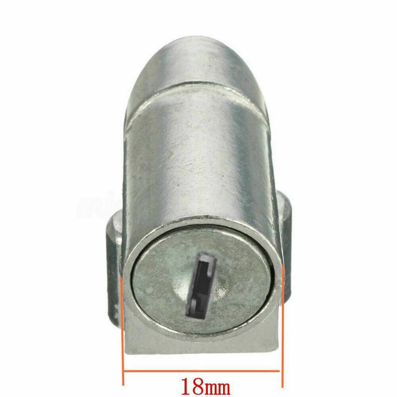 New Battery Safety Pack Box Lock W/2 Key Ignition Lock Metal For Motorcycle Electric EBike Scooter 70g