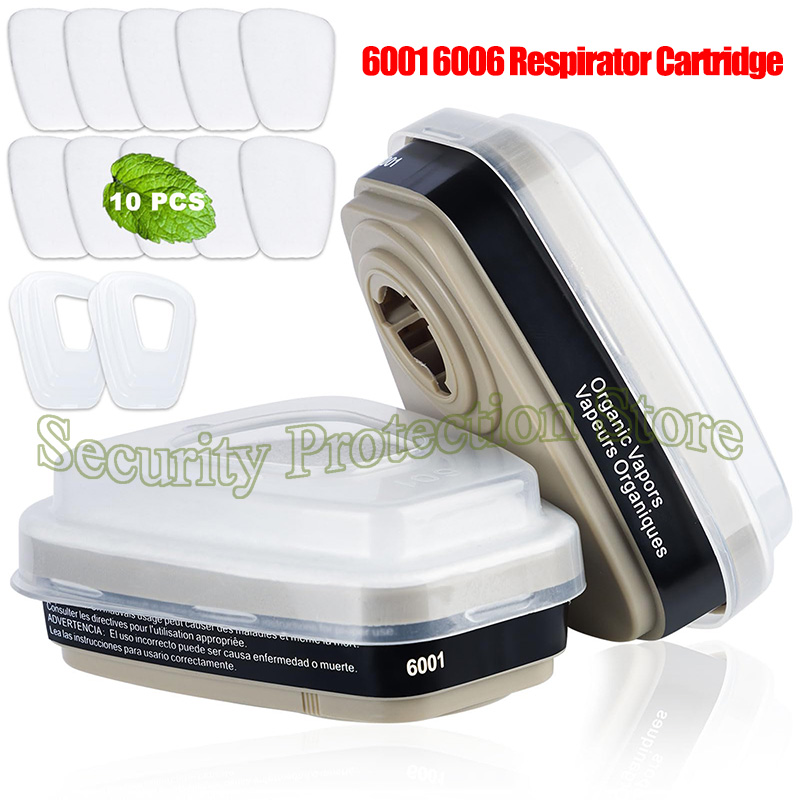 6001/6002/6006 Коробка картриджей 5N11 Набор хлопковых фильтров для 3 м 6200/7502/6800 Пылезащитные противогазы Респиратор для распыления химической окраски
