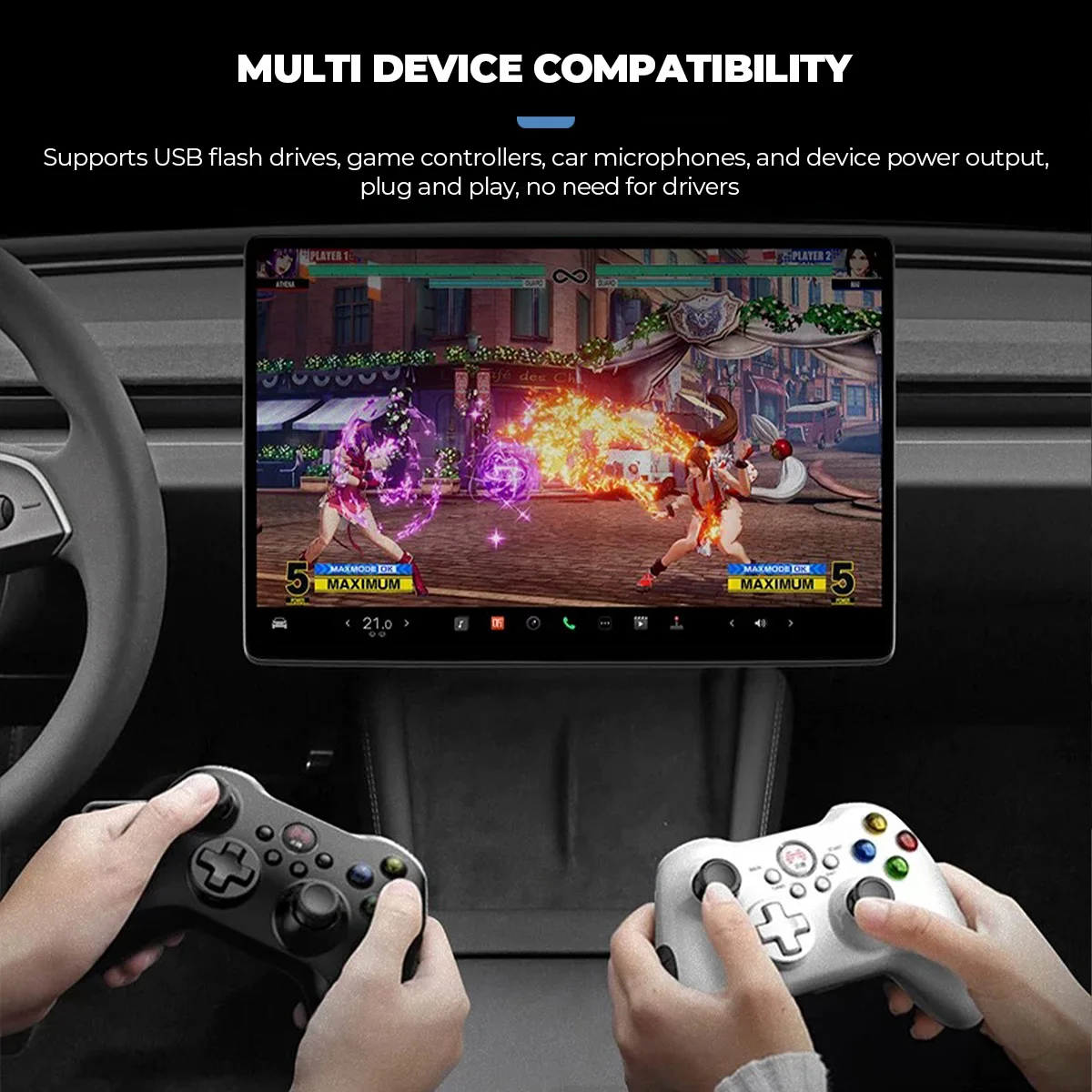 Glovebox hub usb para tesla modelo 3 modelo y highland juniper display digital divisor docking station transmissão de dados