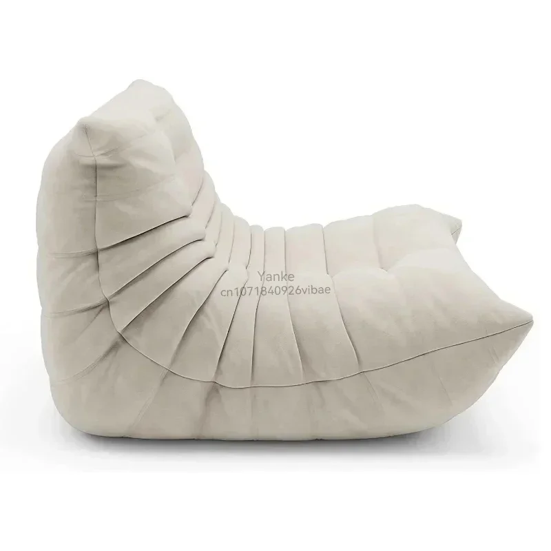 Nordic Cat Scratchโซฟาสไตล์Lazyเก้าอี้Caterpillar Designสบายหนังนิ่มน่ารักเก้าอี้เดี่ยวสําหรับห้องนอนห้องนั่งเล่น