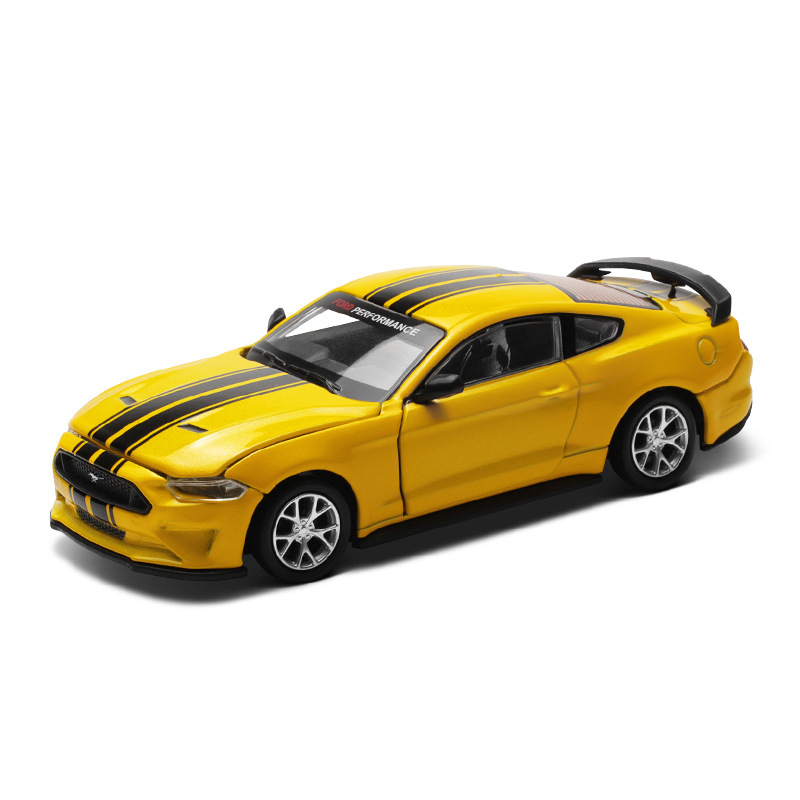 CCA-Ford Mustang GT Alloy Toy Car Modelo, Série de montagem da liga, Carros esportivos, Estilos de montagem, 1:42, 2018
