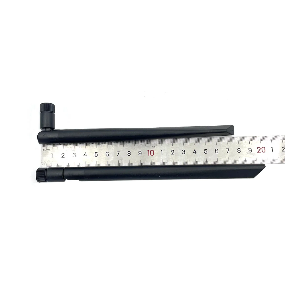2 pz Dual Band WIFI Antenna 10dBi 2.4G 5G 5.8G SMA Maschio Amplificatore WLAN Router Singal Booster