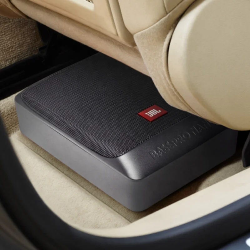 ขายร้อน BASSPRO NANO เครื่องเสียงรถยนต์ภายใต้ที่นั่ง slim วูฟเฟอร์ลําโพงซับวูฟเฟอร์ 8 นิ้ว SPL active เครื่องเสียงรถยนต์ระบบซับวูฟเฟอร์