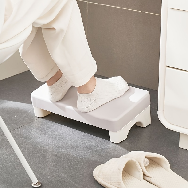 Ergonomic PP Footrest for Office Desk. Fits Under Desk, Use at Work, Sofa & Study. Comfortable & Space-Saving.