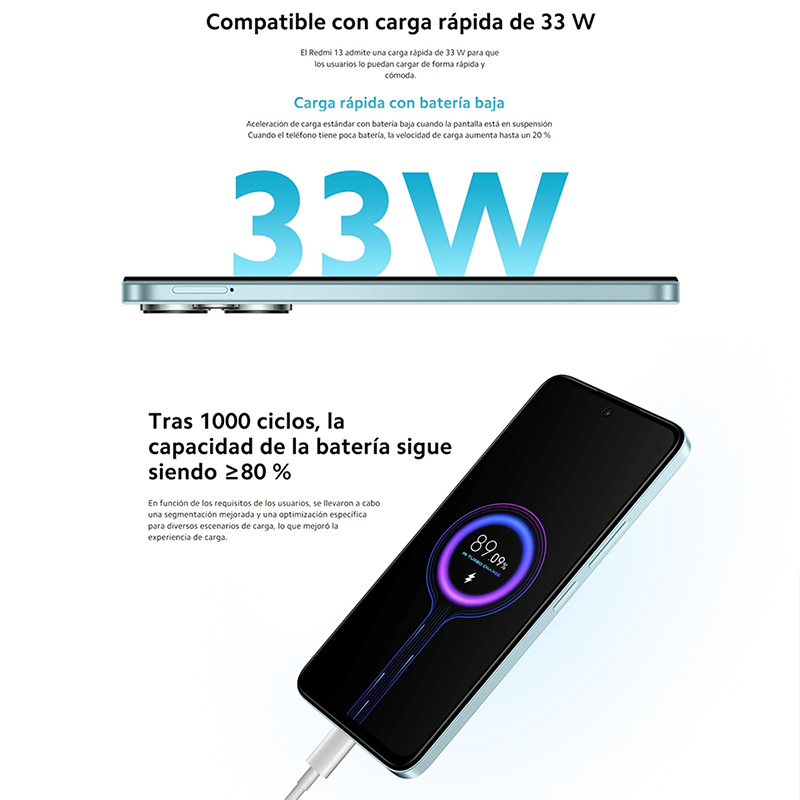 Xiaomi redmi 13,handy，NFC,media tek helium G91-Ultra 108mp 5030mah schnell aufladen 33w 90hz bildschirm