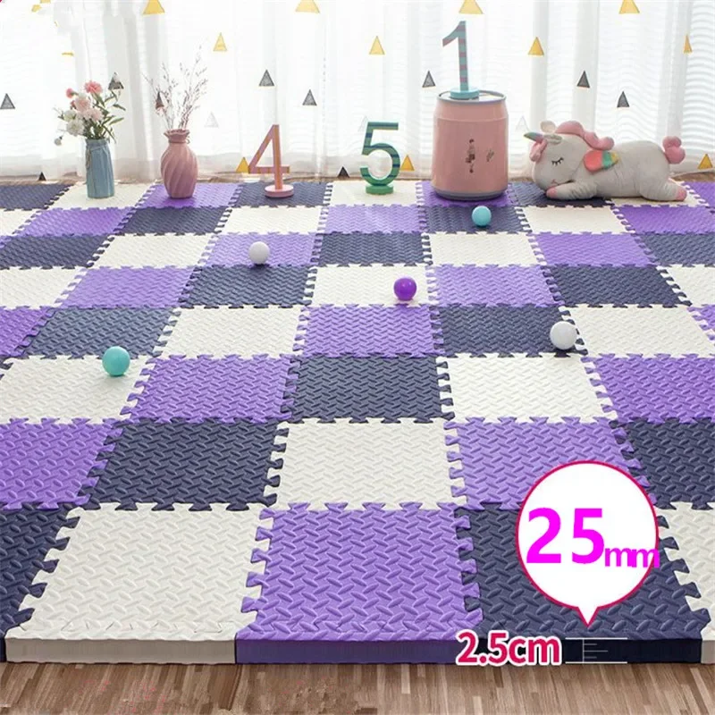 Tatame เสื่อเด็ก 6 ชิ้น 30x30 เซนติเมตร gyms & playmats เสื่อเด็กสําหรับชั้นเด็กเกมเสื่อเท้าเสื่อปริศนา Playmat เด็กห้องเด็กเล่นเสื่อ