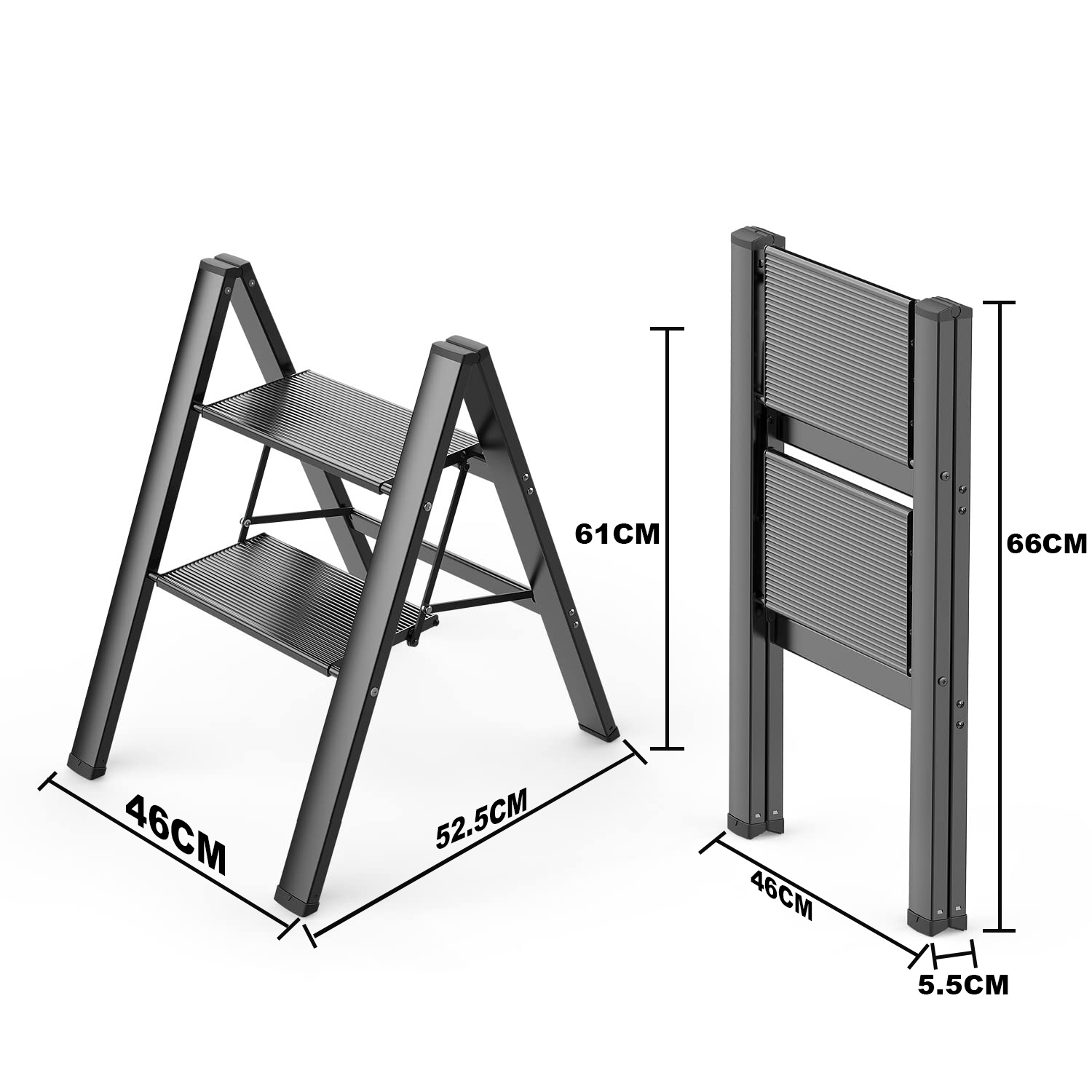 Custom Step Light Ladder Portable Lightweight Step Ladder Stool Flower Stand Multifunctional Folding Ladder Foldable