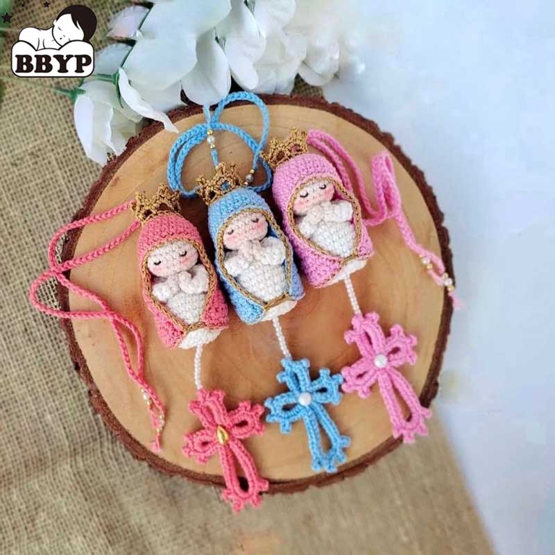 Розаши ручной работы для крестины, свадьбы, помолвки, причастия, дня рождения, подарок на Рождество, украшение для дома, 10 см