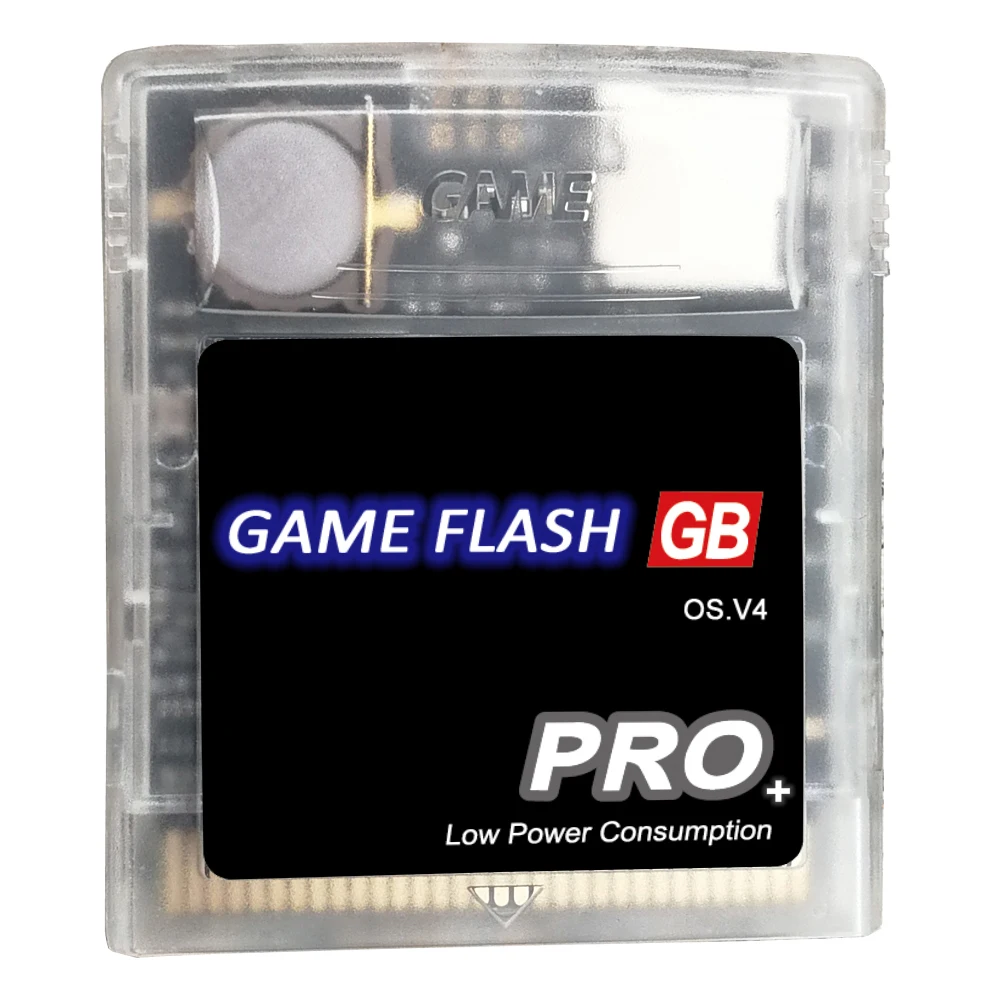 Caixa de jogo multifuncional adequada para Edgb Gameboy Color Game Boy GB GBC com suporte para cartão TF