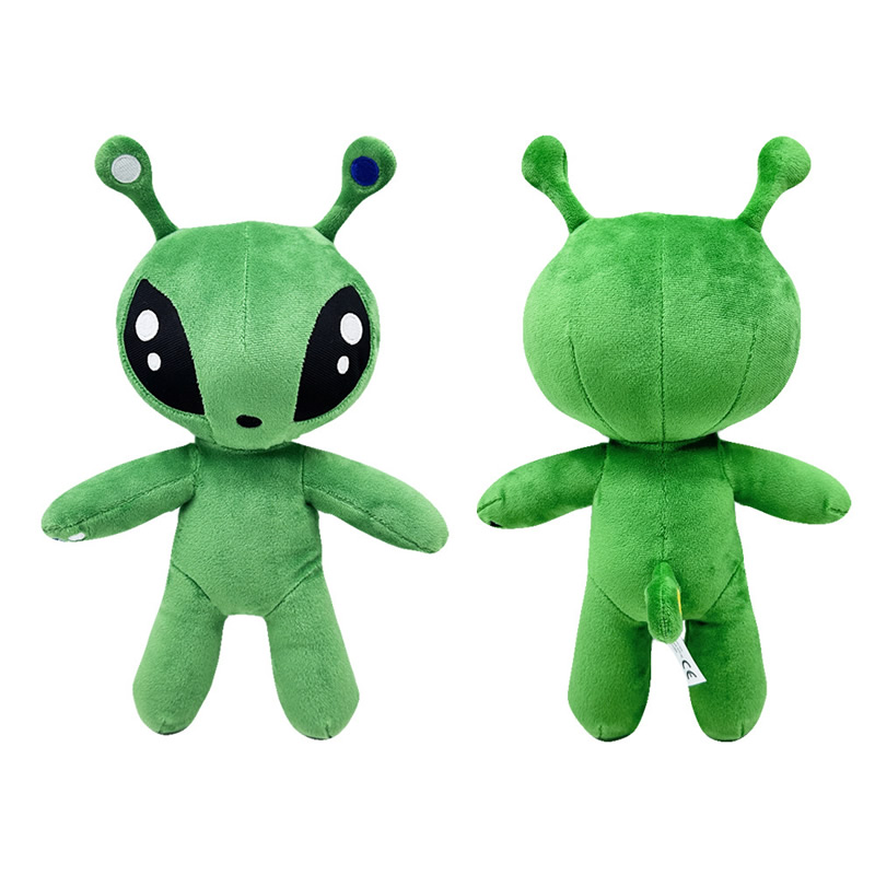30 cm Groene Alien Knuffel Anime Tentakel Hoorn Alien Monsters Horror Pop Jongens Meisjes Zacht Speelgoed Gevuld Sierkussen kids geschenken