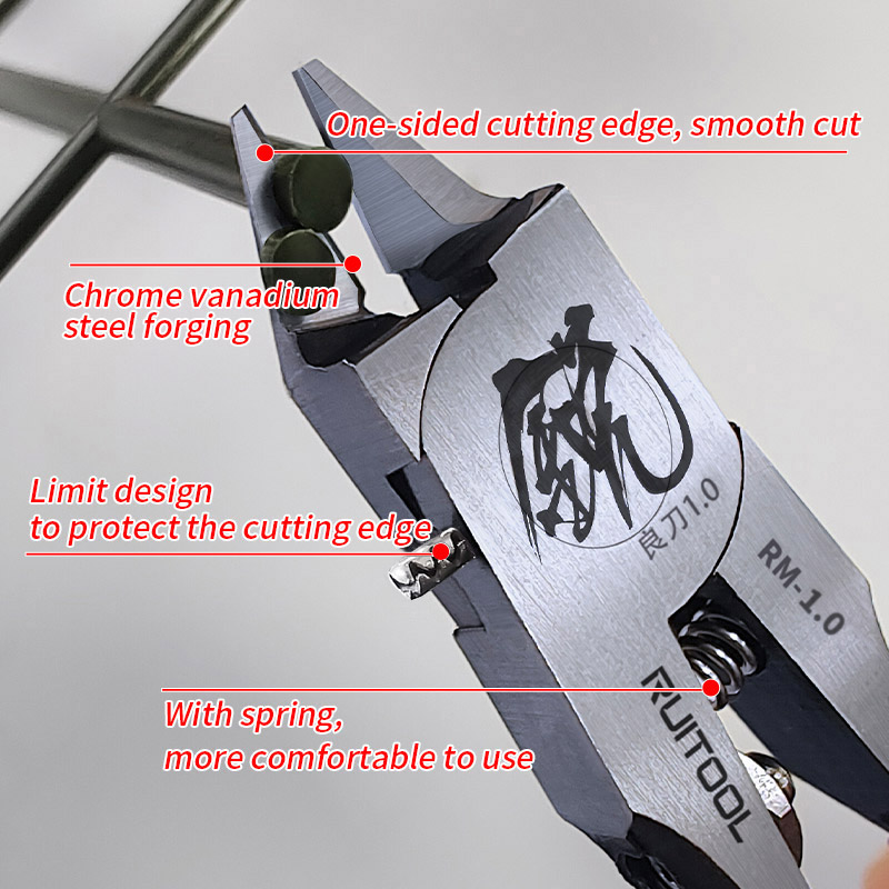 1 st Model Tang CR-V Ultradunne Single Blade Gundam Nipper antislip Grip Sparren Cutter voor Plastic Model Snijden en Gebouw