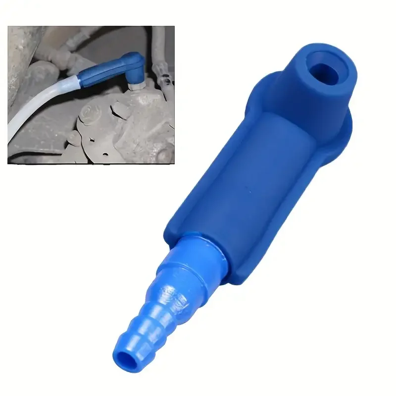 Herramienta de cambio de líquido de frenos de 5 piezas, herramienta de cambio de líquido de frenos de coche, conector de herramienta intercambiable de aire de repuesto de purga de aceite de bomba