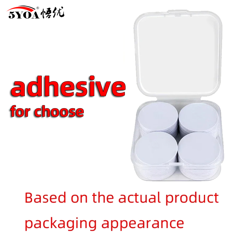 5YOA 20/50pcs NFC Ntag215 Coin Cards 13.56MHz 215 Card Label RFID Ultralight Labels 25 mm diameter Round mini Card