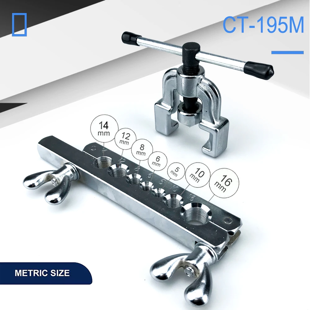 ท่อทองแดง Expander 45 องศา Flaring ชุดเครื่องมือทองแดงหลอด Expander ใช้สําหรับ Reaming ท่อทองแดงและท่ออื่นๆ