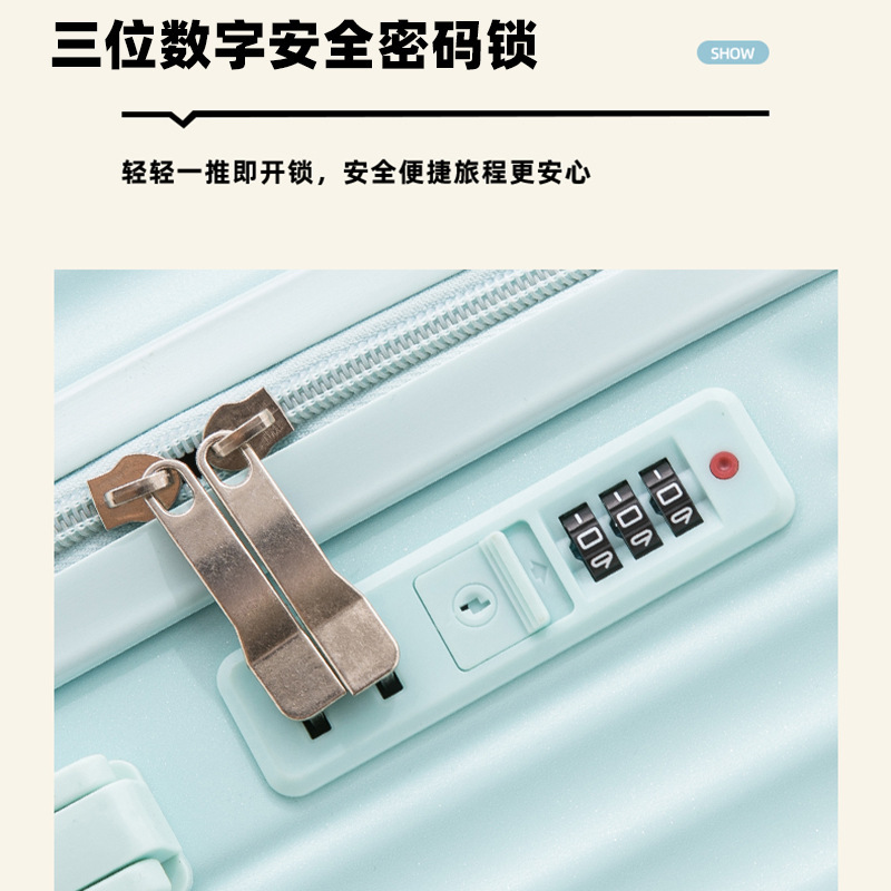 Mini Mala com Senha para Crianças, Trolley Case, Mala, Mala, Bagagem Pequena, Novo, 18"