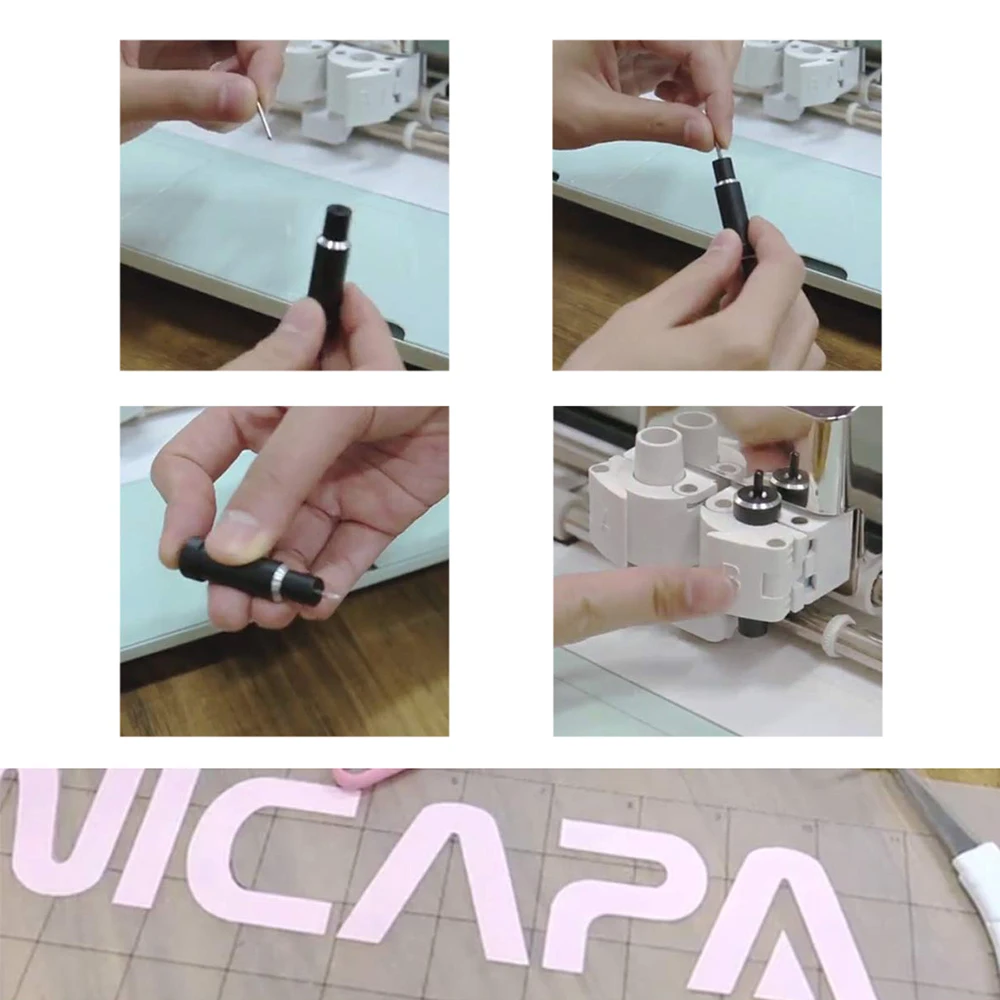 30/45/60 องศาเปลี่ยนใบมีดสําหรับ Roland Cricut Plotter ใบมีดมีดตัดใบมีดสําหรับเครื่องมือตัด Plotter
