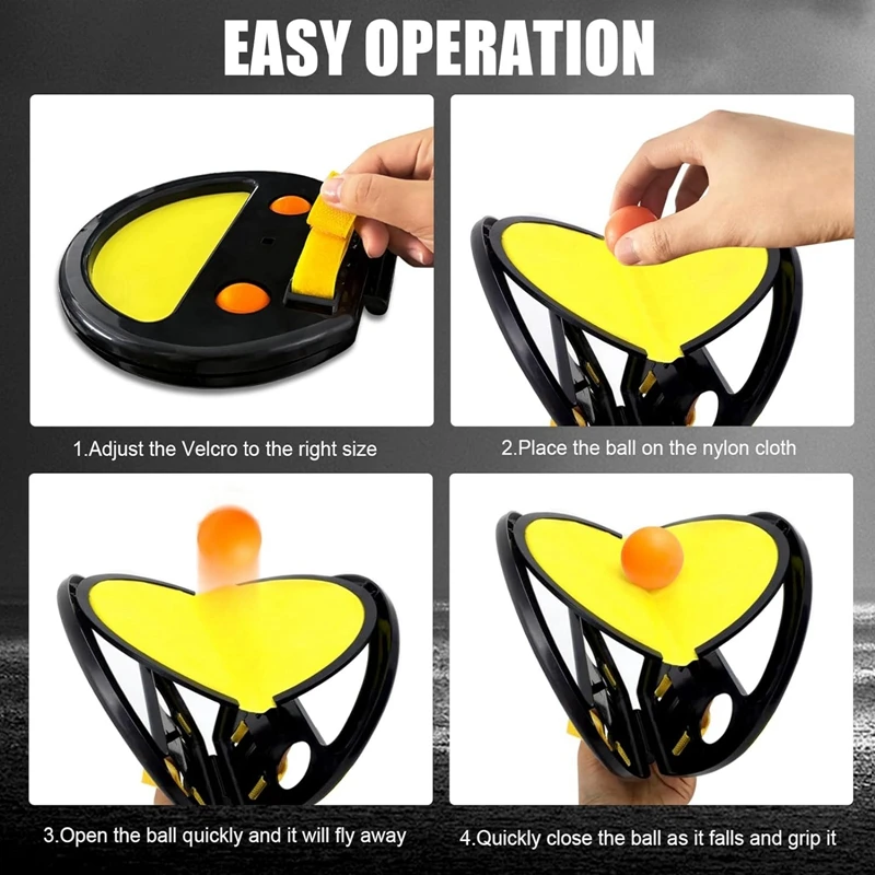 Outdoor catching game parent-child throwing and catching fitness hand-held ball rack exercise training hand eye coordination toy
