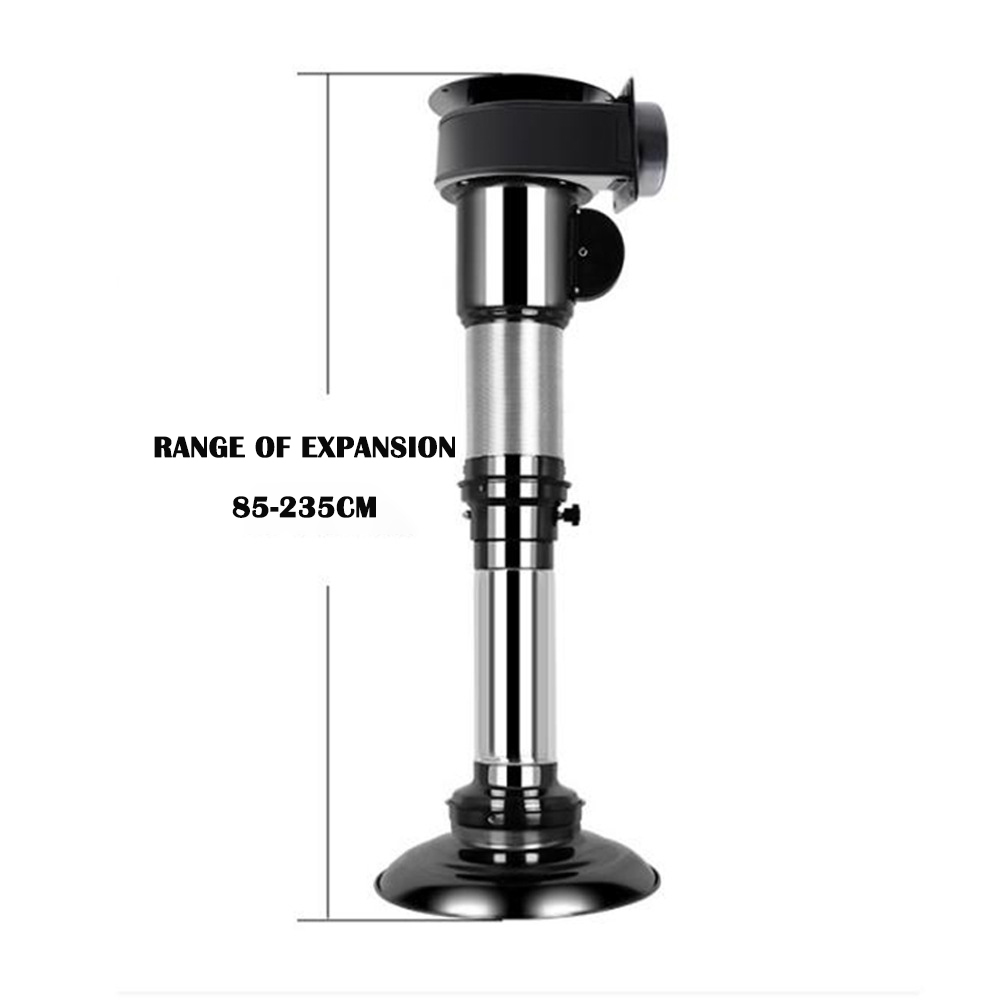 Barbecue Smoking Hood Chimney Telescopic Smoke Exhaust Ventilation Pipe Barbecue Grill Equipment