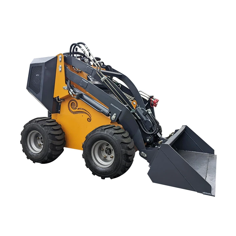 Customized low-priced skid steer loader S460 crawler loader construction machinery wheeled small skid steer loader small diesel