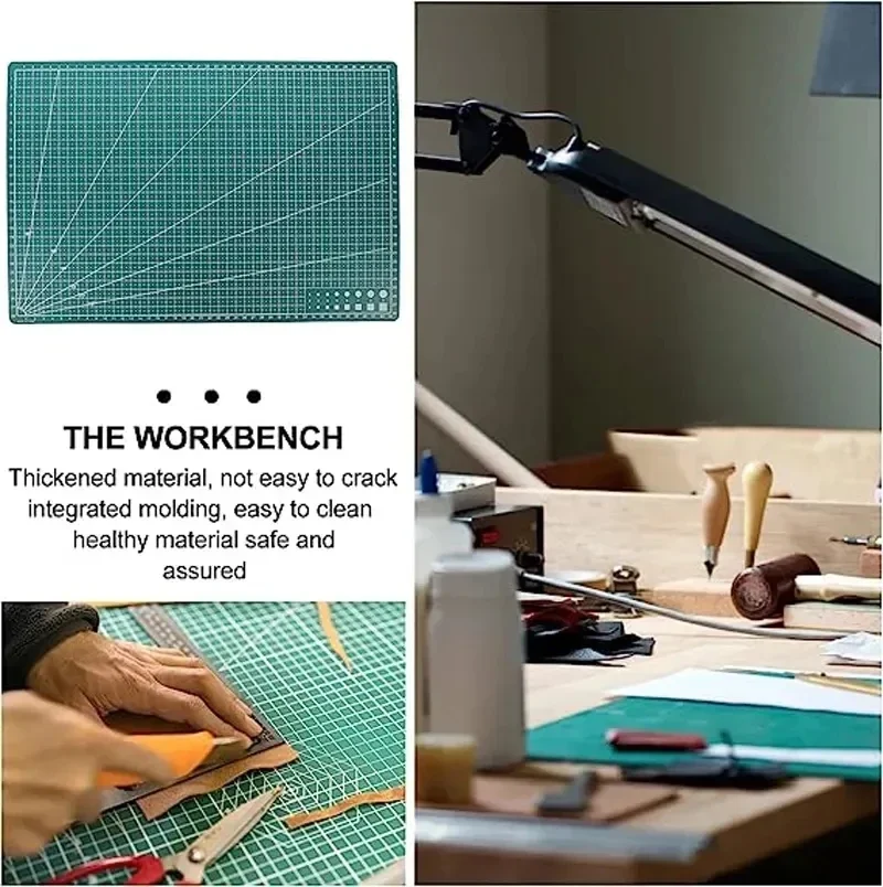 A3/A4 Cutting Board Grid Line Self-healing Cutting Board Craft Card Multicolor Double-sided Desktop Manual Cutting Pad