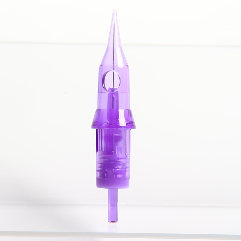 10pcs Tattoo Makeup Cartridge For Tattoos Pen Gun Machines Disposable 0.30MM Pink Sterilized Safe Single Needles