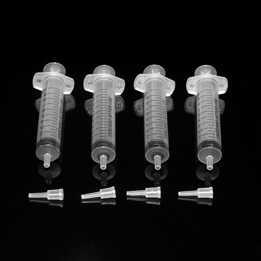 4PCS Ink Refill Tool 10ml Syringe With Blunt Needle For EPSON Canon HP Brother CISS Tank Refillable Cartridge Refilling Ink Kit