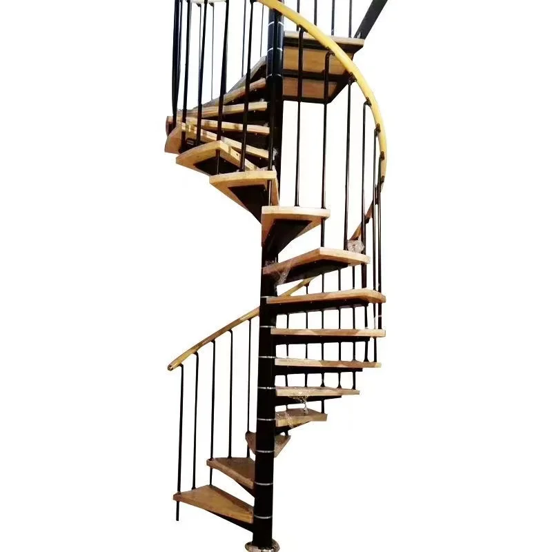 Customizable Spiral Staircase Kit Colors and Styles Indoor Spiral Staircase Kit,Railing Guardrail Railing Spindle Tread Pillar C