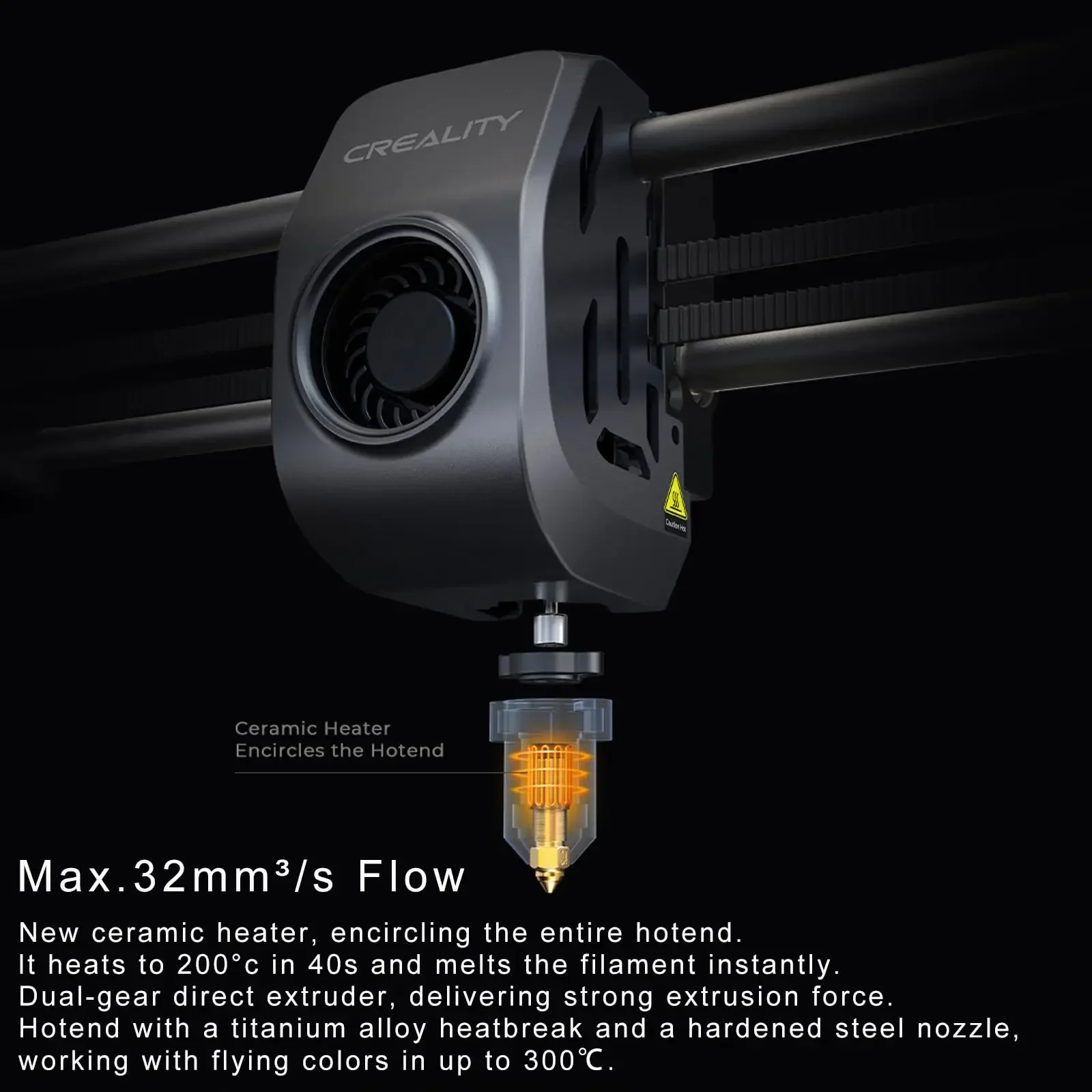 Creality K1 MAX drukarka 3D 600mm/s szybka drukarka 3D automatyczne poziomowanie podwójne chłodzenie inteligentna funkcja AI 300x300x300MM