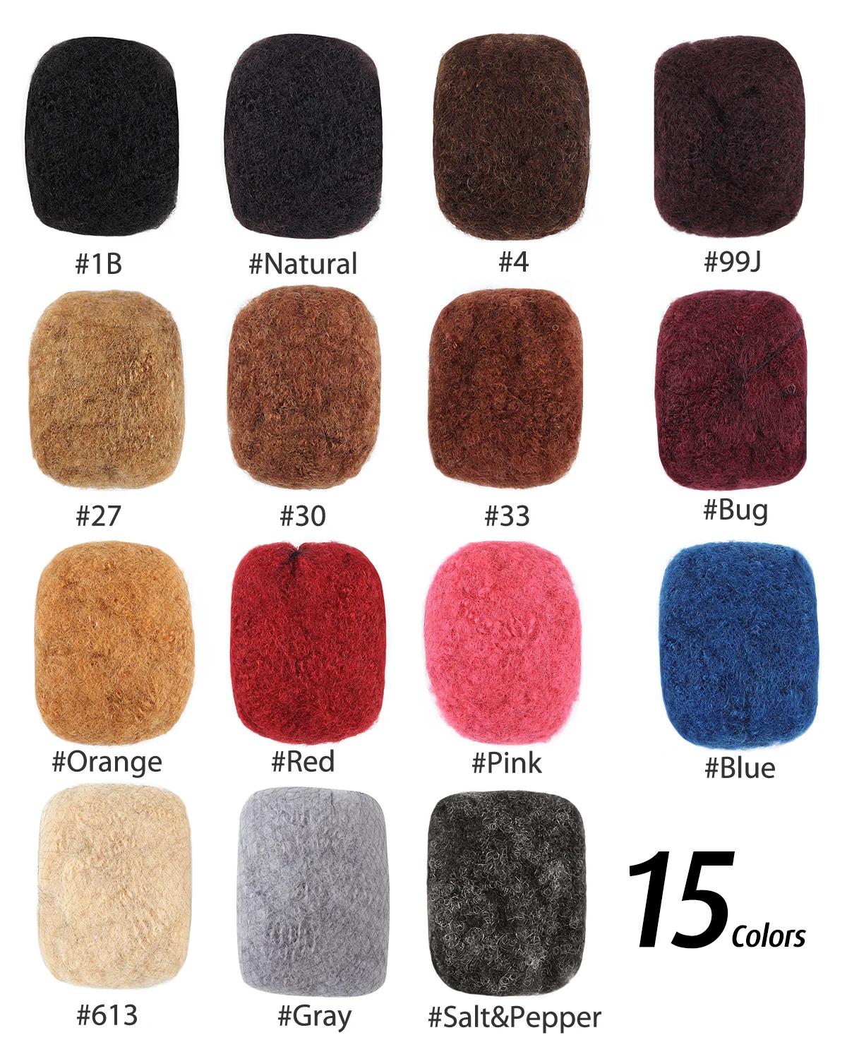 Orientfashion atacado brasileiro afro kinky encaracolado 100% feixes de cabelo humano 4c afro kinky cabelo humano em massa 30g