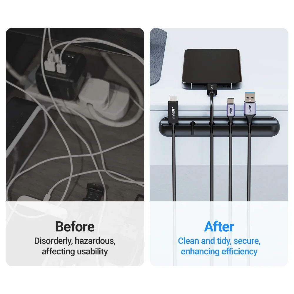 ขายส่งคลิปสายสําหรับ MouseHeadphone Wire Organizer สายซิลิโคนสาย USB Winder Desktop Tidy Management