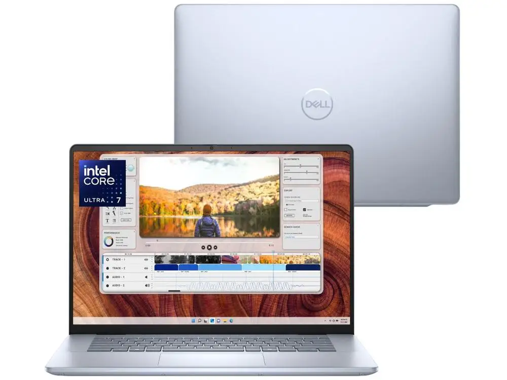 Notebook Gamer Dell Inspiron 16 Plus Intel Core Ultra 7 1TB SSD 16GB RAM 16" NVIDIA RTX 4050 6GB Windows 11 I16-U7155H-A10