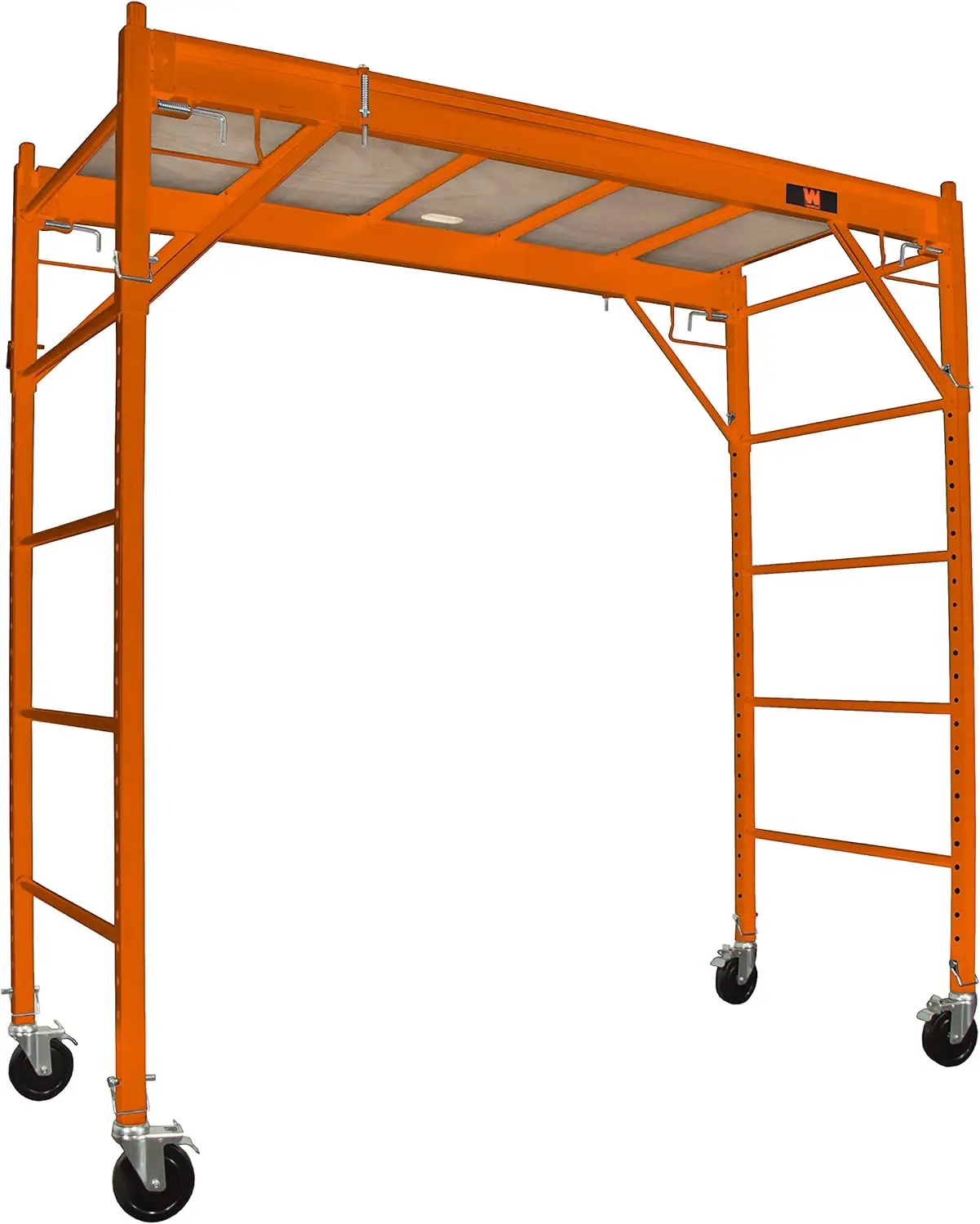 31110T Baker-Style 6.25 ft. Multi-Purpose 1000-Pound-Capacity Rolling Steel Scaffolding