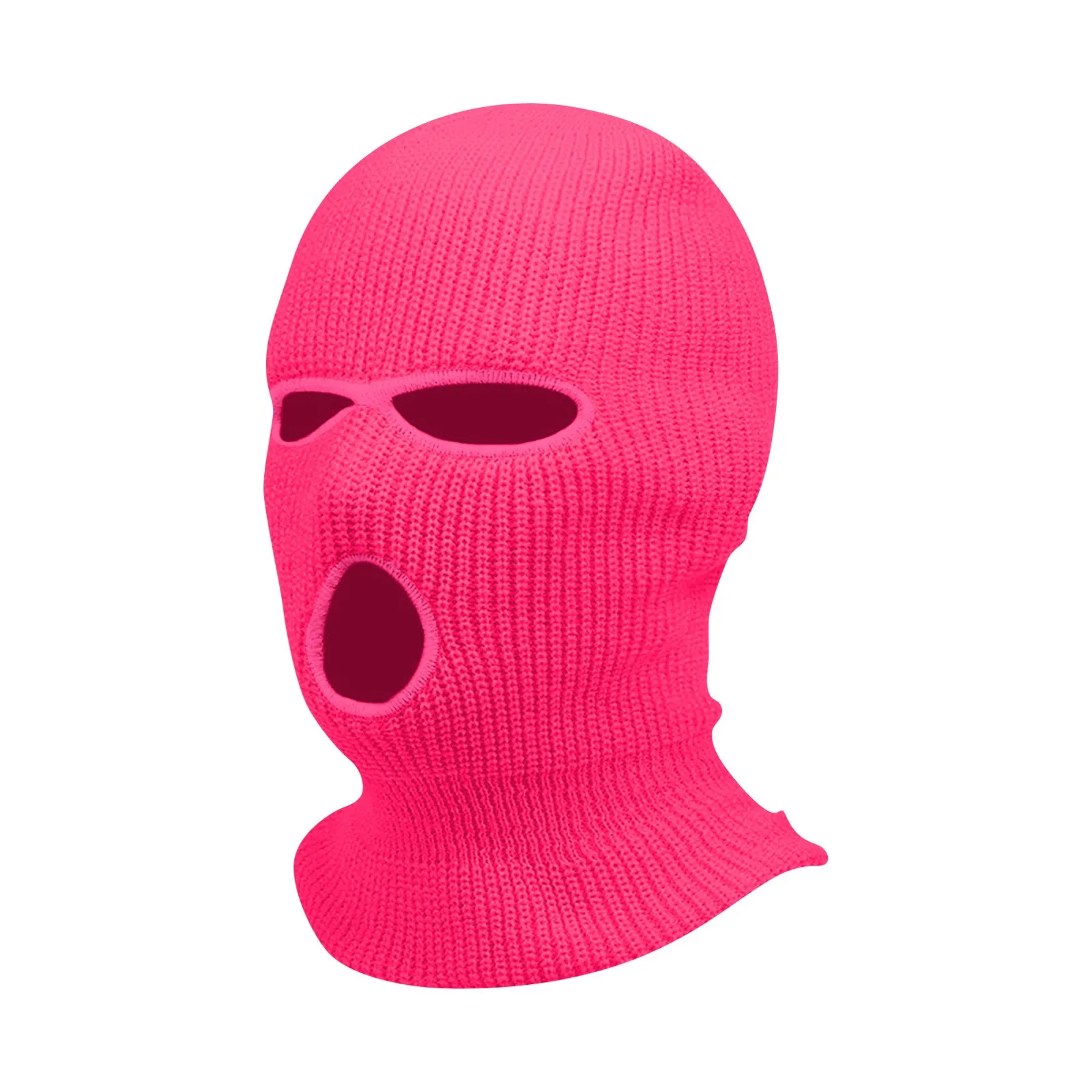 2024 nueva cubierta para todo el rostro máscara de esquí sombrero 3 agujeros pasamontañas ejército táctico CS gorros de punto a prueba de viento capó invierno cálido gorras Unisex