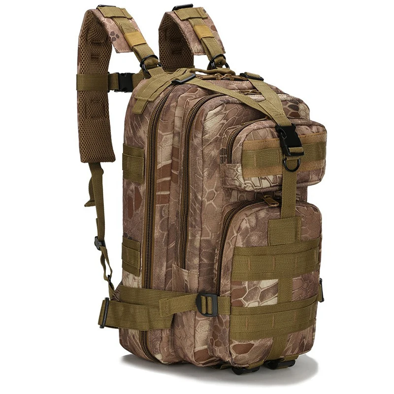 30L 軍事戦術バッグアウトドアスポーツ登山バッグオックスフォード防水迷彩 3p バックパックキャンプ旅行 11 色