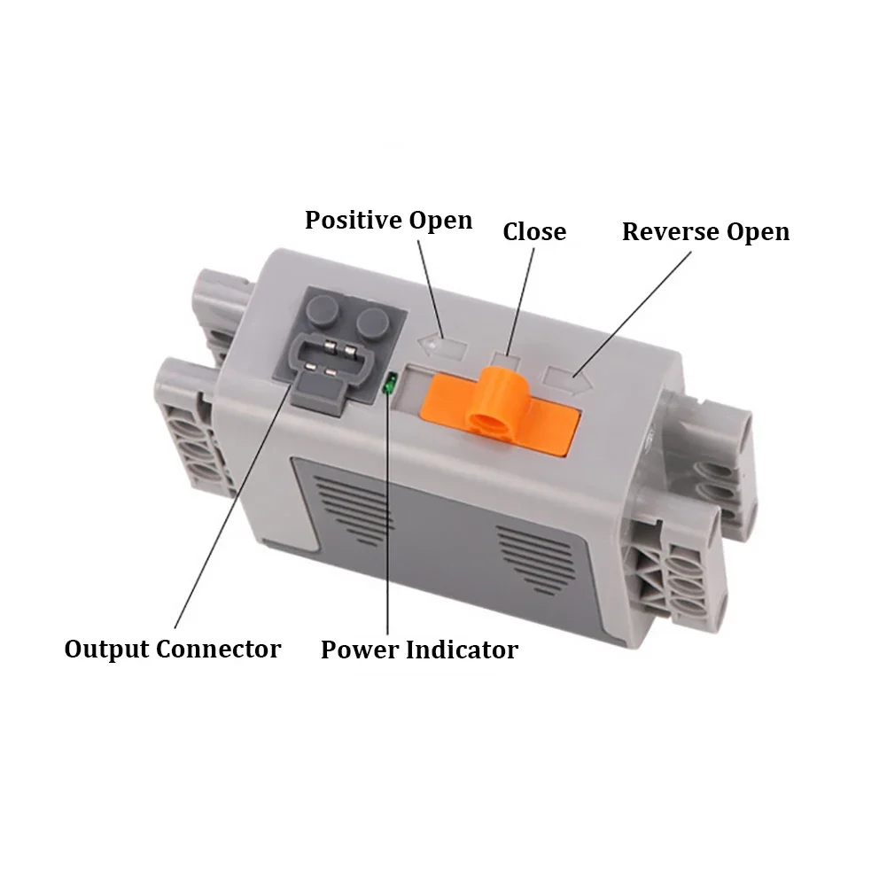 ฟังก์ชั่น Power การวิเคราะห์ MOC อะไหล่กล่องแบตเตอรี่ AA ใช้งานร่วมกับ legoeds 8881 8883 หุ่นยนต์รถ Mechanical Power Group