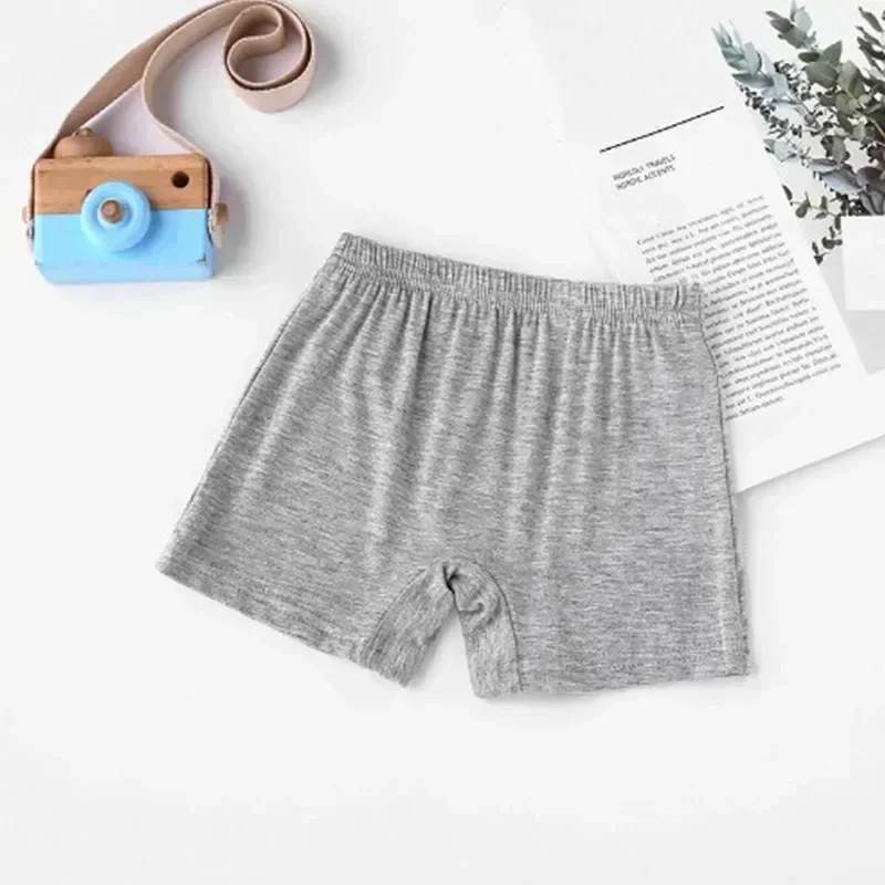 2 uds. Braga pantalón de protección para niñas, Modal suave, Color caramelo, Color sólido, mallas deportivas cómodas para niños, ropa interior informal, bragas de 3 a 12 años