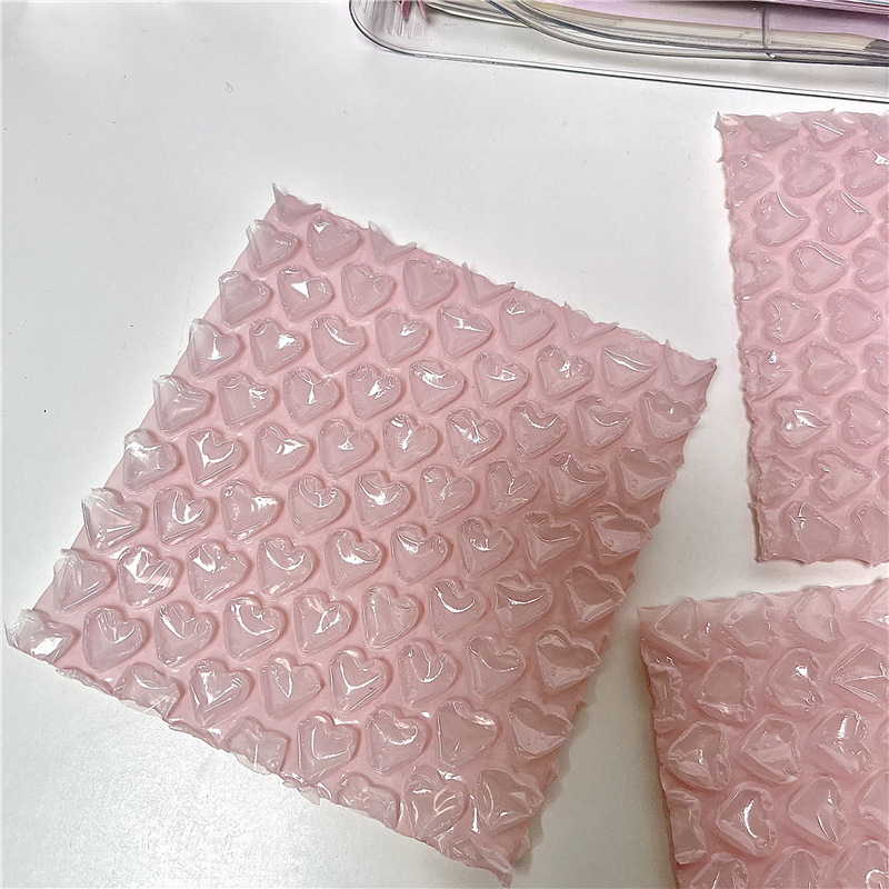 Pink Love Bubble Mailer, Self-Seal Sacos de Embalagem, Suprimentos para Pequenas Empresas, Envelopes Acolchoados, Mailing Bags, 10Pcs