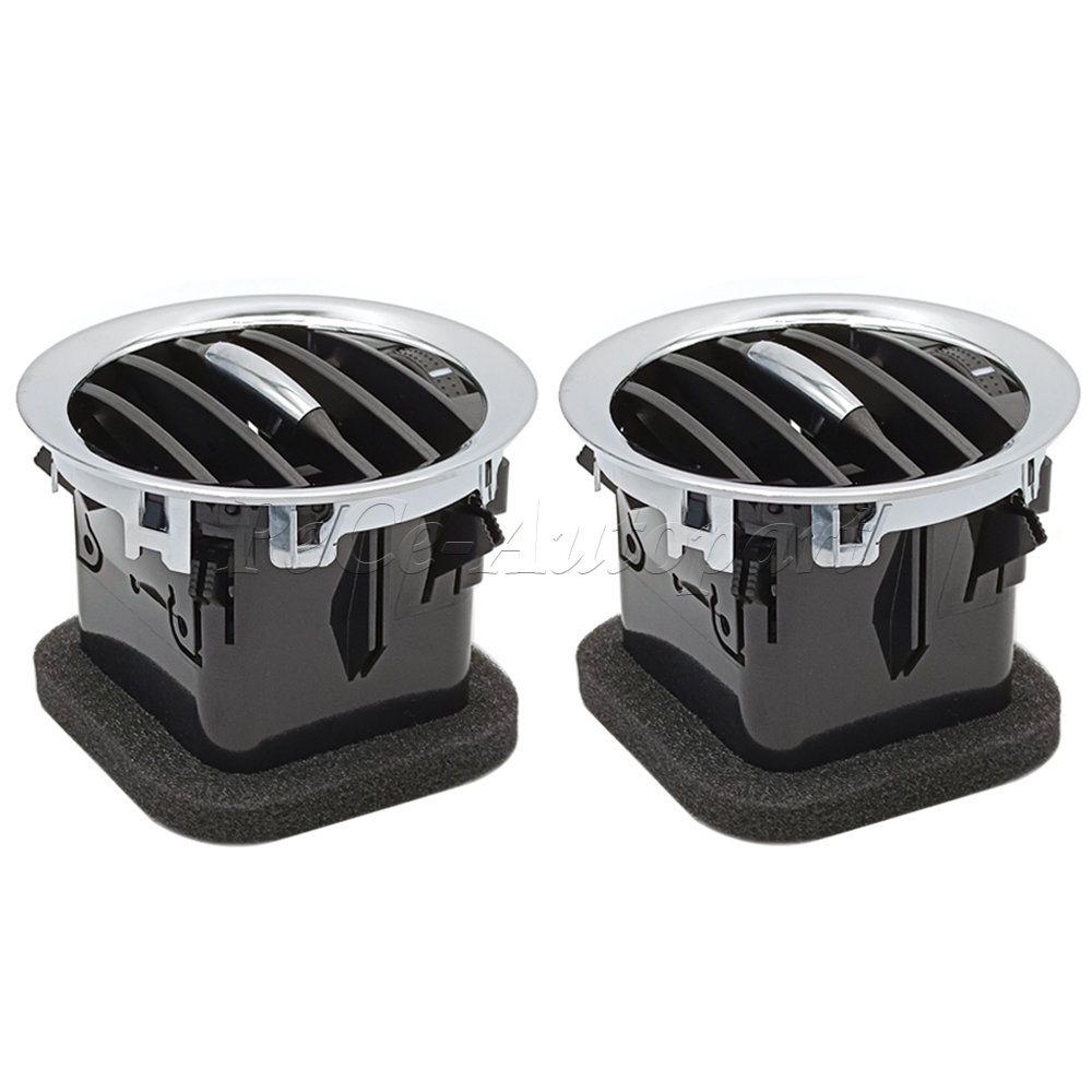 Rejilla de ventilación cromada para Opel Corsa D Adam 2201099 13417363 13365420   Salida de aire acondicionado para salpicadero interior de coche