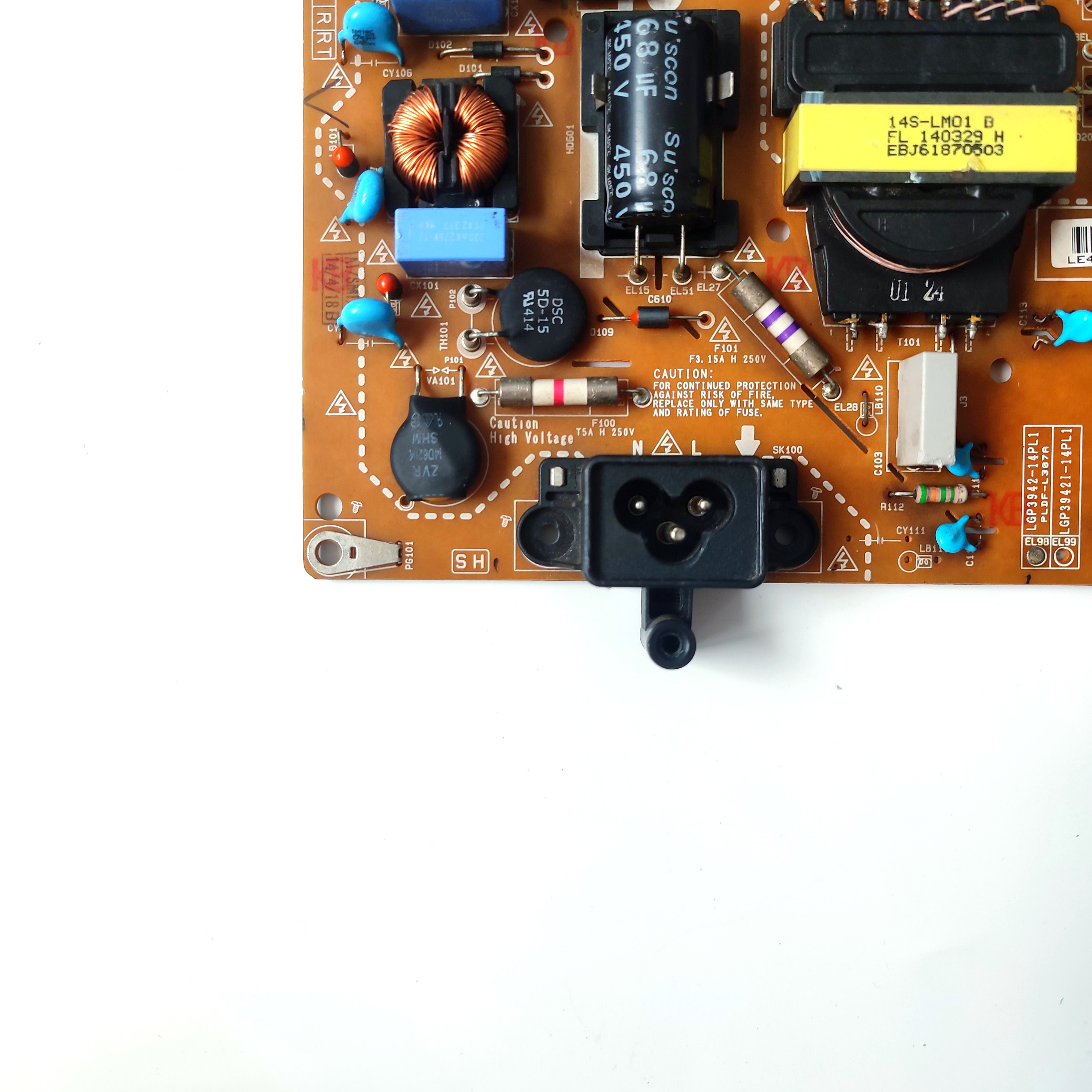 Original 42/39 Inch TV Power Supply Board Card LG 42LB550V 42LB570V 42LB580V 42LB650V EAX65423701 (2.0) REV 2.0 LGP3942-14PL1