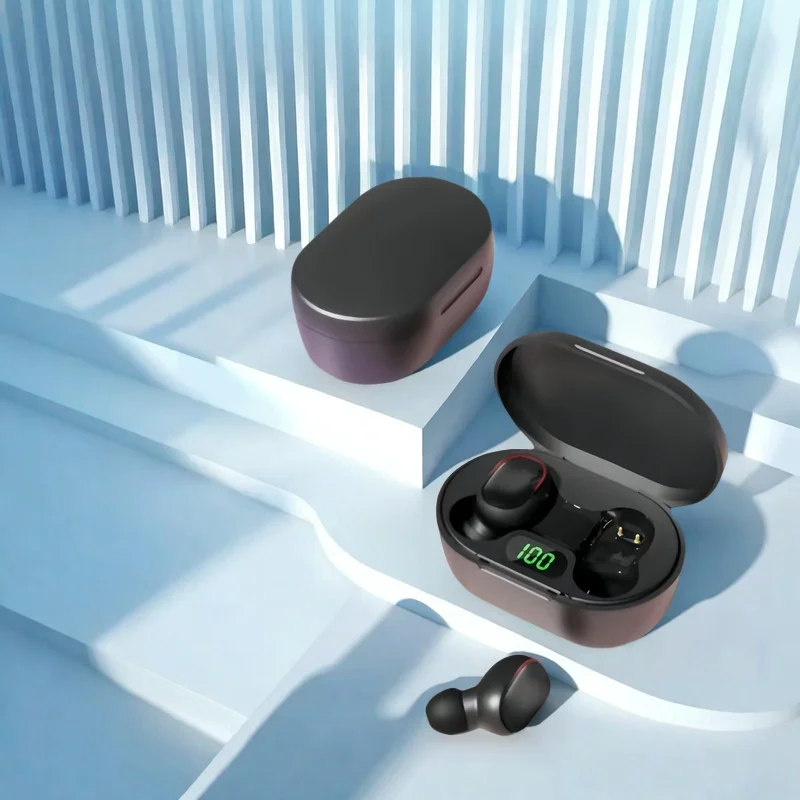 TWS E6S słuchawki Bluetooth bezprzewodowy zestaw słuchawkowy Bluetooth słuchawki z redukcją szumów z mikrofonem słuchawki dla Xiaomi Redmi