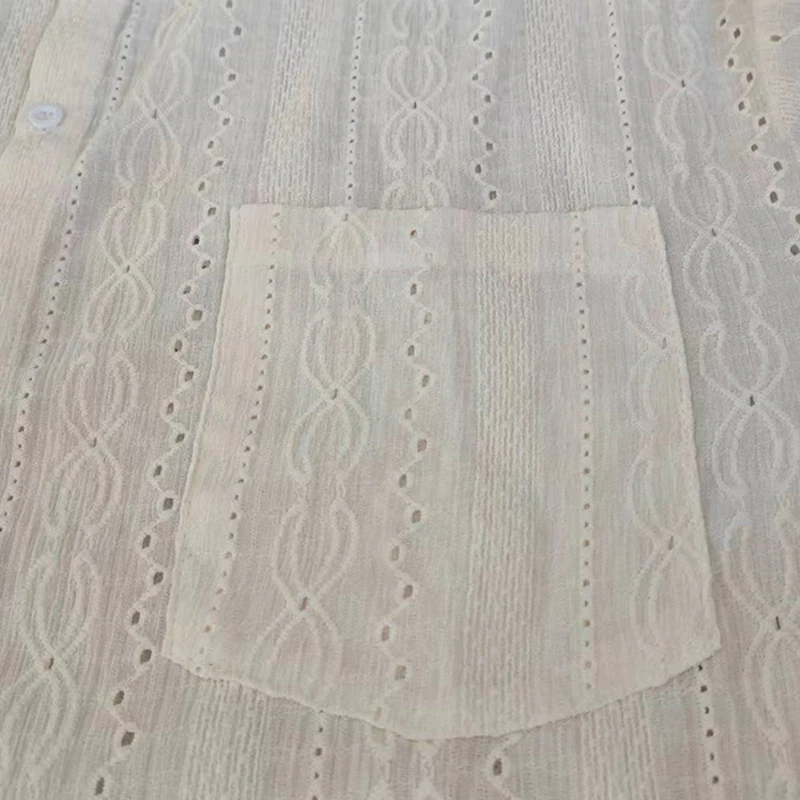 Personalisierte Hemden Männer Hübsche Revers Männer Bluse Urlaub Aushöhlen Sexy Mode Männer Kleidung Männlich Mesh Langarm Shirts