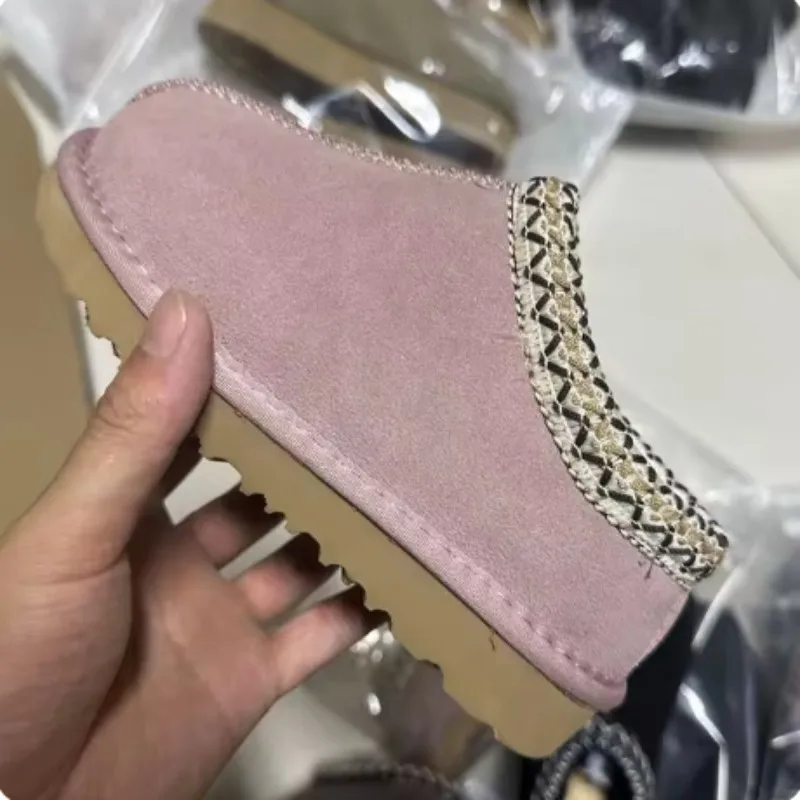 Designer ฤดูหนาวเด็กรองเท้าแตะ Tasman เด็กทารกหิมะข้อเท้า BOOT เด็กวัยหัดเดิน Tazz เด็กคลาสสิก MINI Luxury ยี่ห้อ WARM รองเท้า