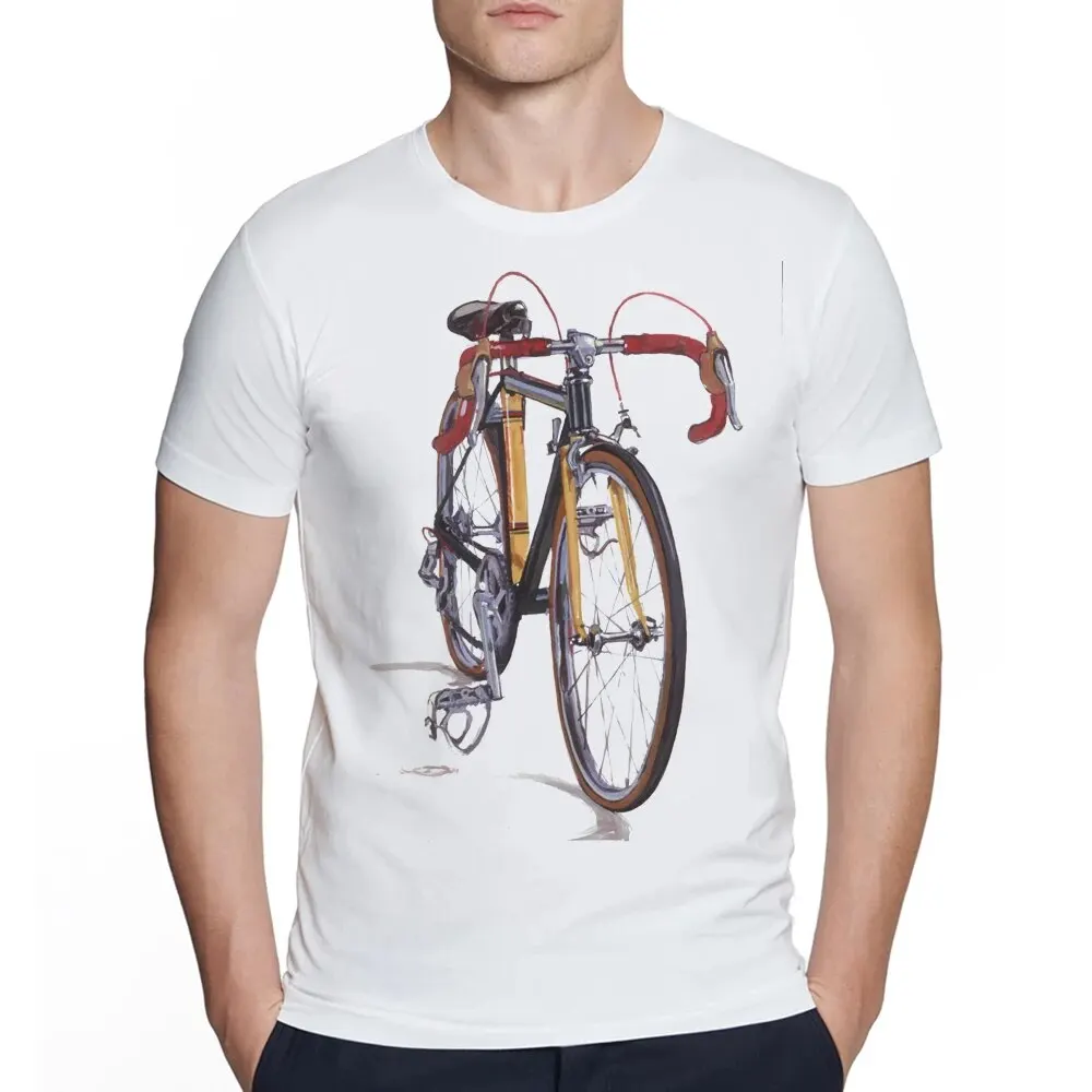 メンズ半袖サイクリングTシャツ,黒のサイクリストのスポーツシャツ,カジュアル,固定ギア付き,新品