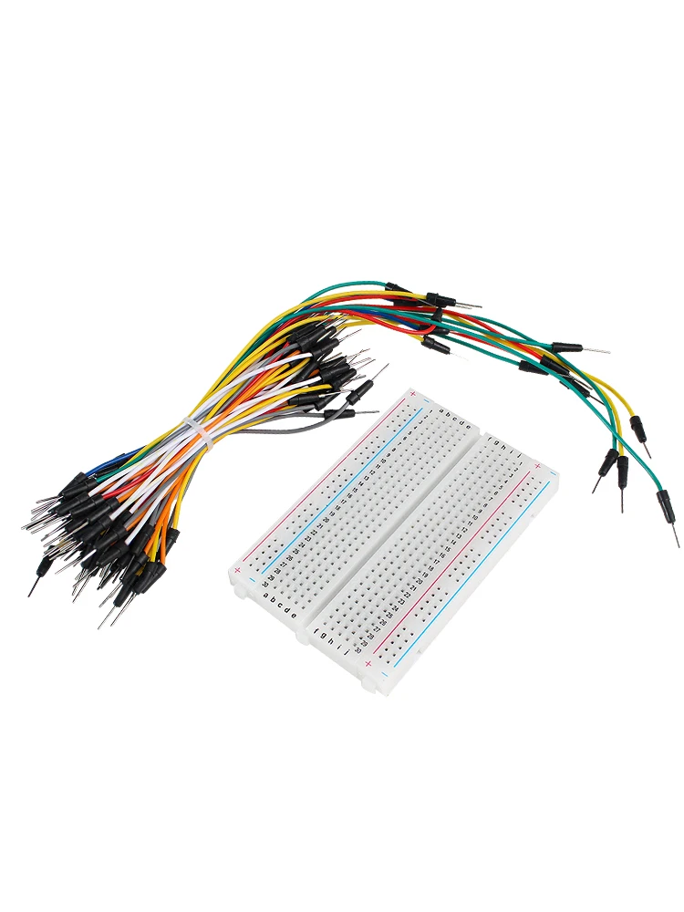 MB-102 Prototype Breadboard 400 830 Points Solderless PCB Bread Board Jumper Wires Cable Board DIY Dupont Wire for Arduino Kit