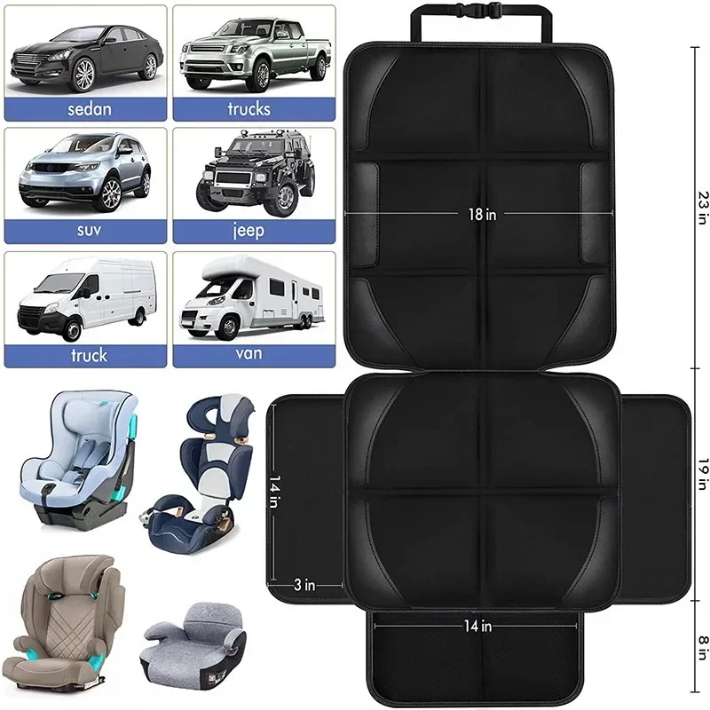 Capa de assento do bebê interior assento de carro capa protetor universal capa de assento automático para o bebê crianças brinquedos de armazenamento anti risco