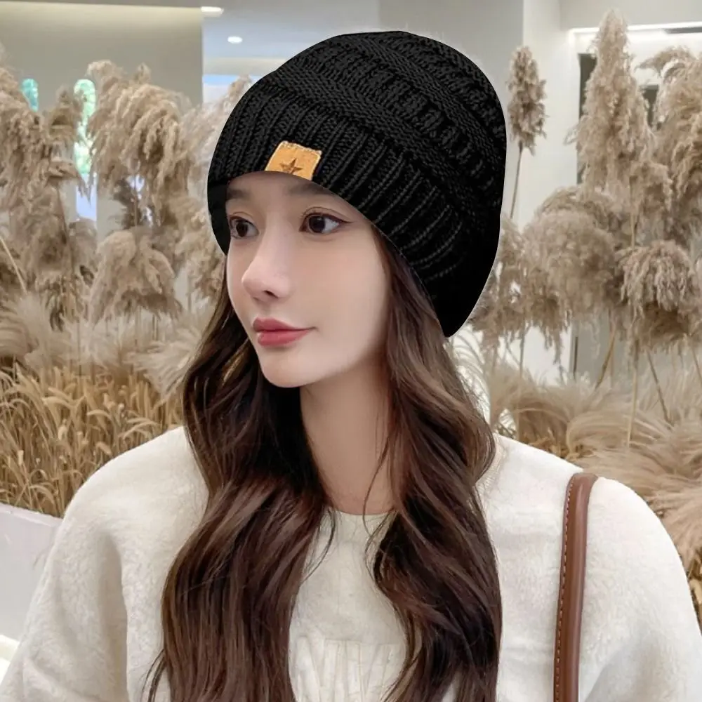 2 ชิ้น/เซ็ตของขวัญผู้หญิงอบอุ่นหมวกถุงมือชุดป้องกันหูฤดูหนาว WARM Mitten Windproof Plush Beanie หมวกสําหรับชายหญิง