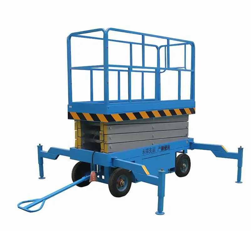 Electric Lift Platform Scissor Lifting Table Scaffolding Lifting Machine  18m 20m 300kg