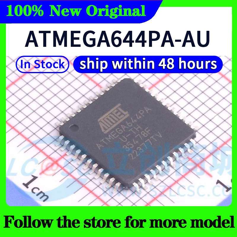 ATMEGA644PA-AU ATMEGA644-20AU ATMEGA644PV-10AU ATMEGA644A-AU ATMEGA644P-20AU ATMEGA644V-10AU  High quality New