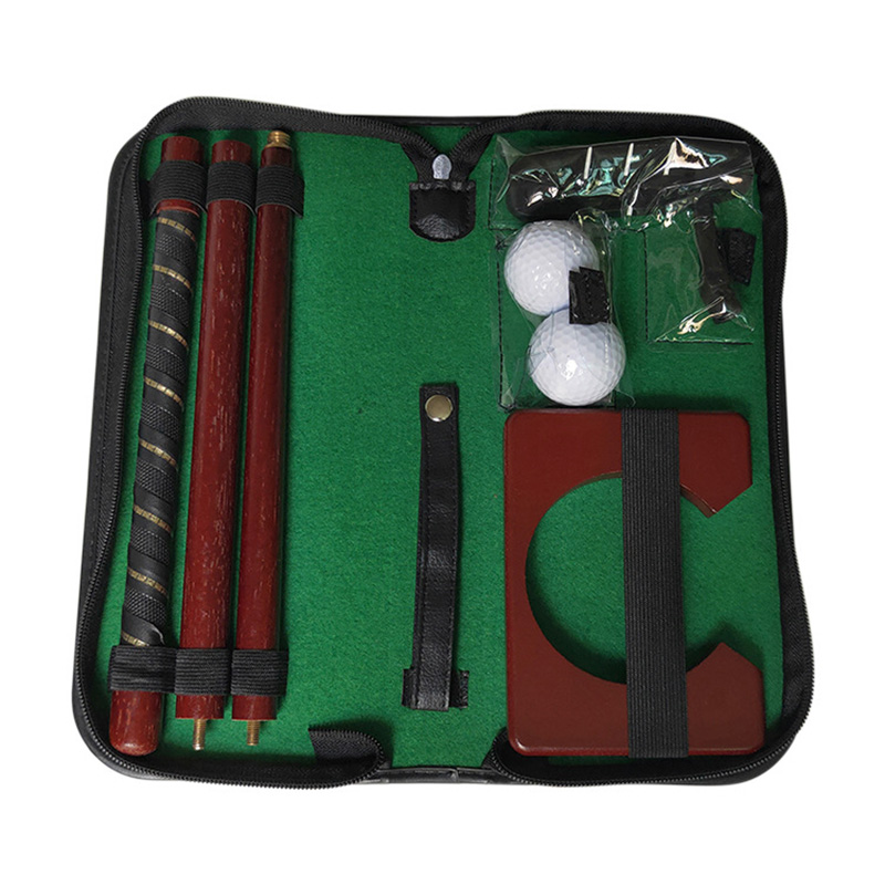 3-in-1-Golf-Putter-Set, Mini-Golfausrüstung, Trainingshilfen mit abnehmbarem Putterball für Golf-Trainer-Set im Innen- und Außenbereich